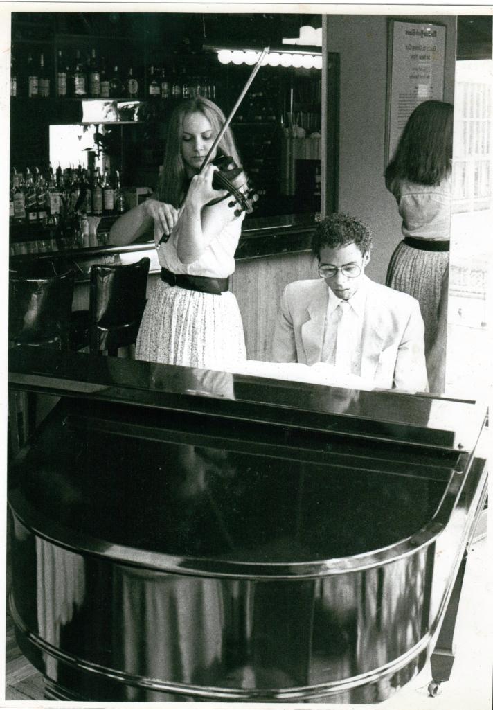 Adam Donaldson Powell (piano) and Cathy Craig (violin), New York City.
