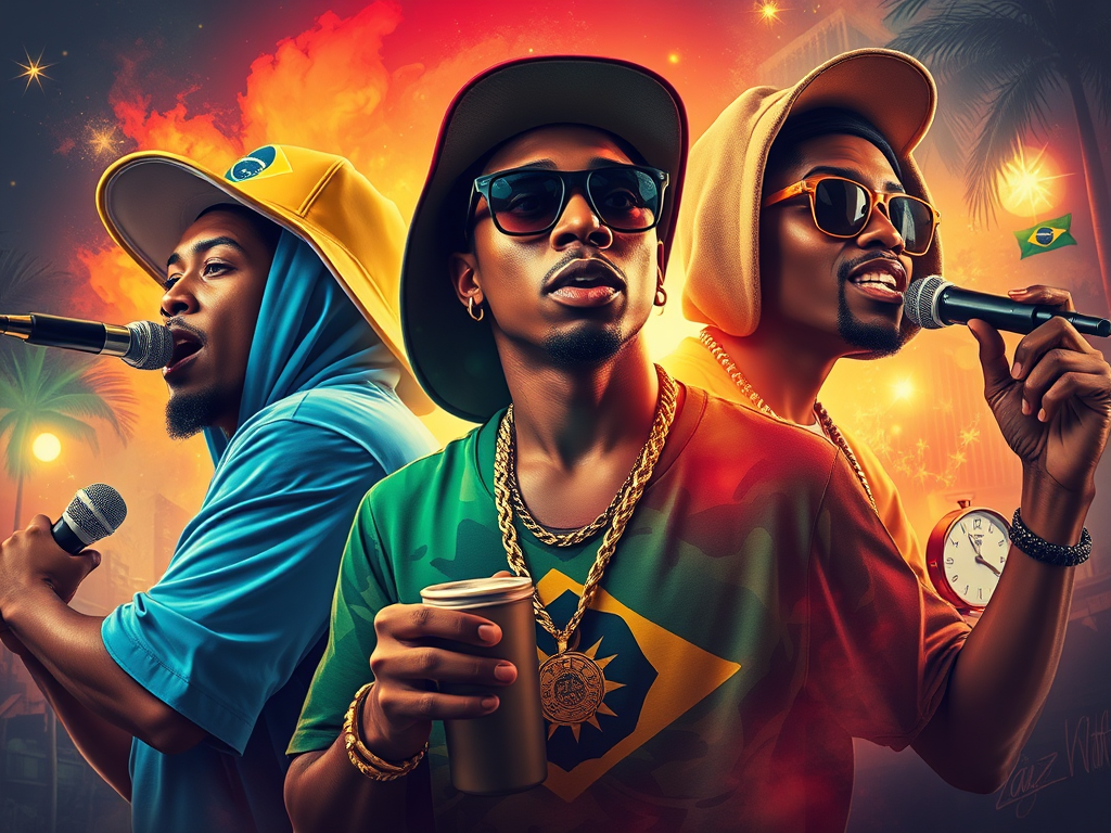 Música rap no Brasil 🇧🇷🎤